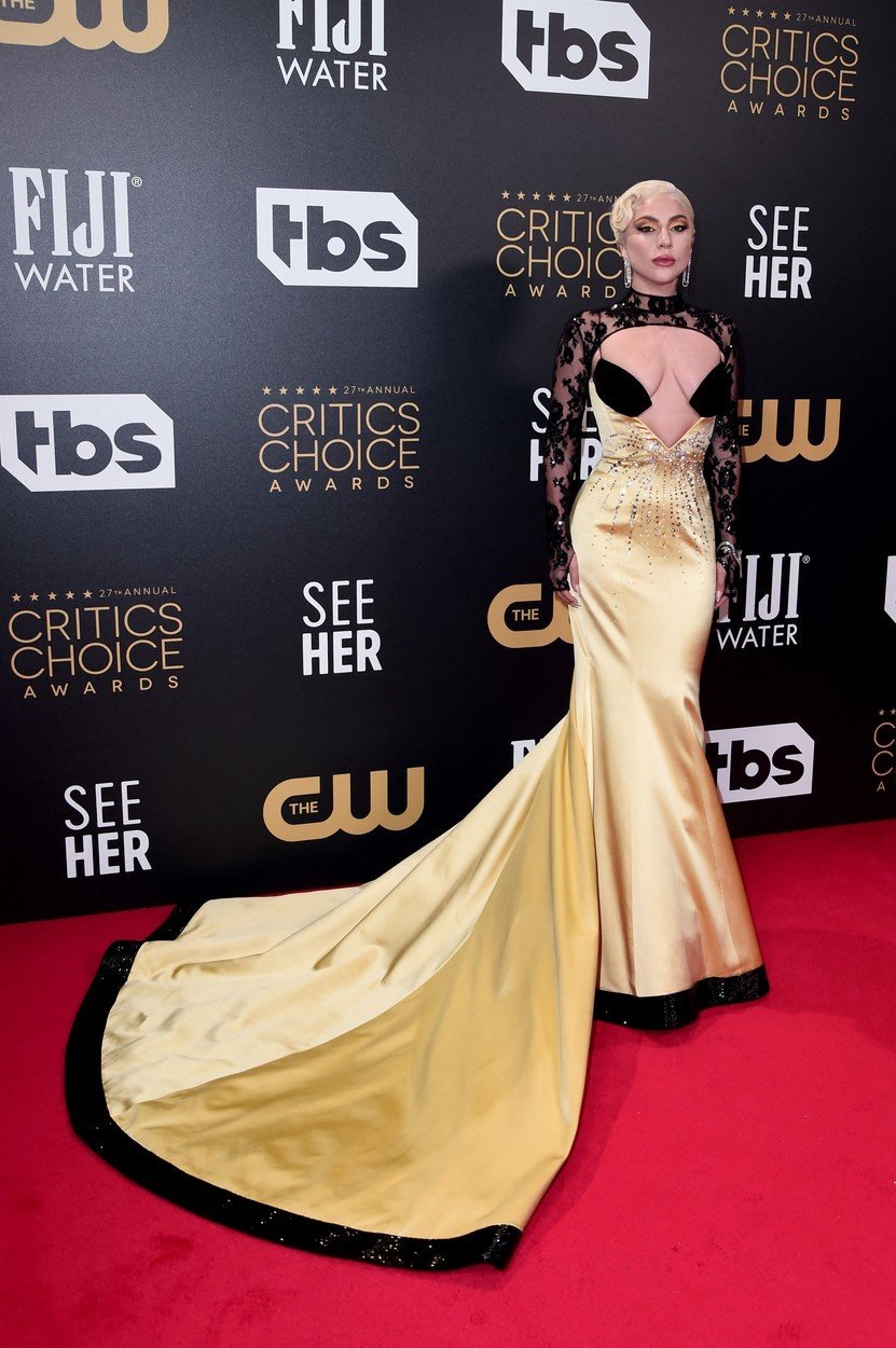 Lady Gaga na cenách Critics&#39; Choice Awards 2022