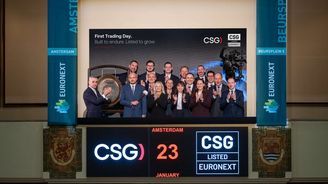 Akcie CSG po měsíci od IPO klesly. Podle analytiků jsou náchylné na geopolitické dění Akcie CSG po měsíci od IPO klesly. Podle analytiků jsou náchylné na geopolitické dění