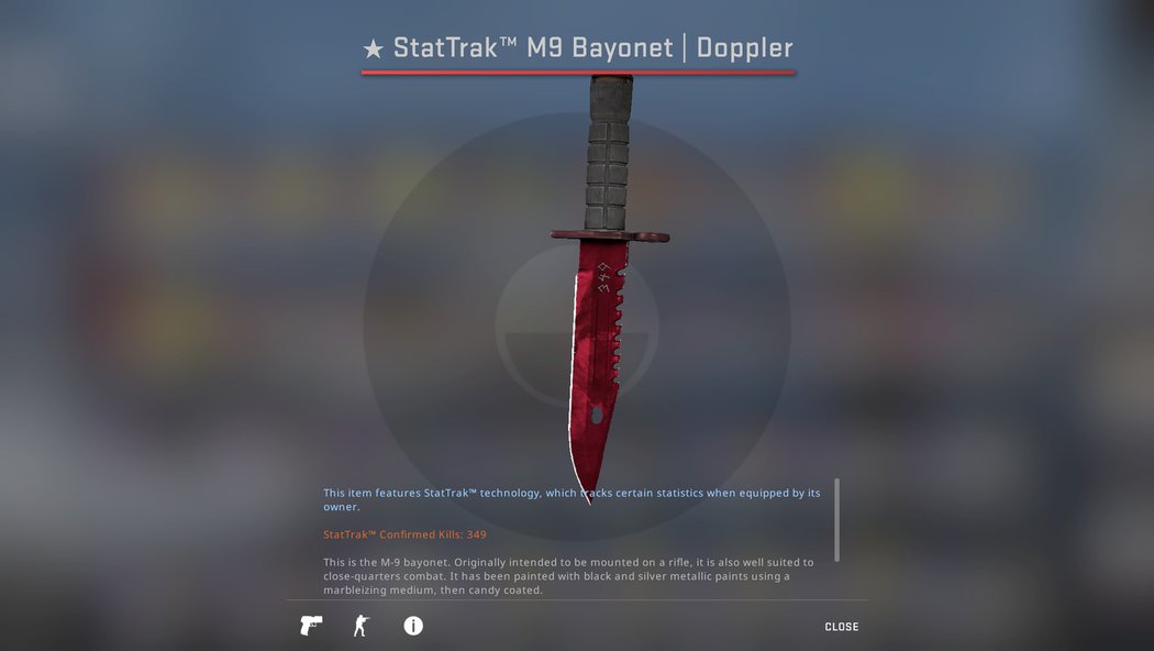 ★ StatTrak™ M9 Bayonet | Doppler