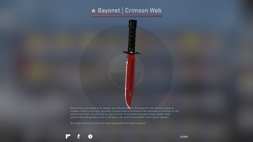 ★ Bayonet | Crimson Web