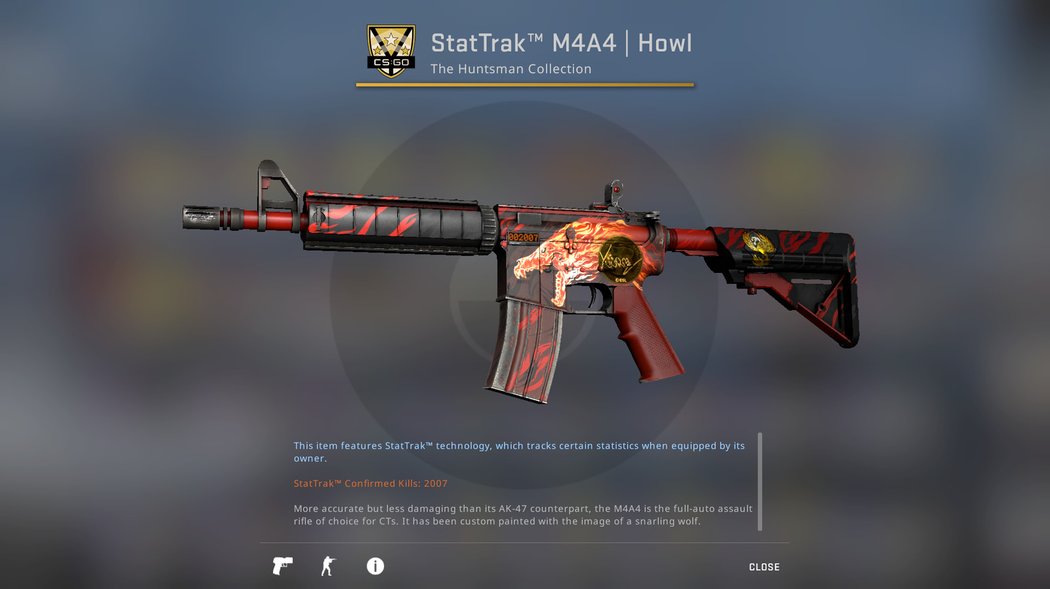StatTrak™ M4A4 | Howl