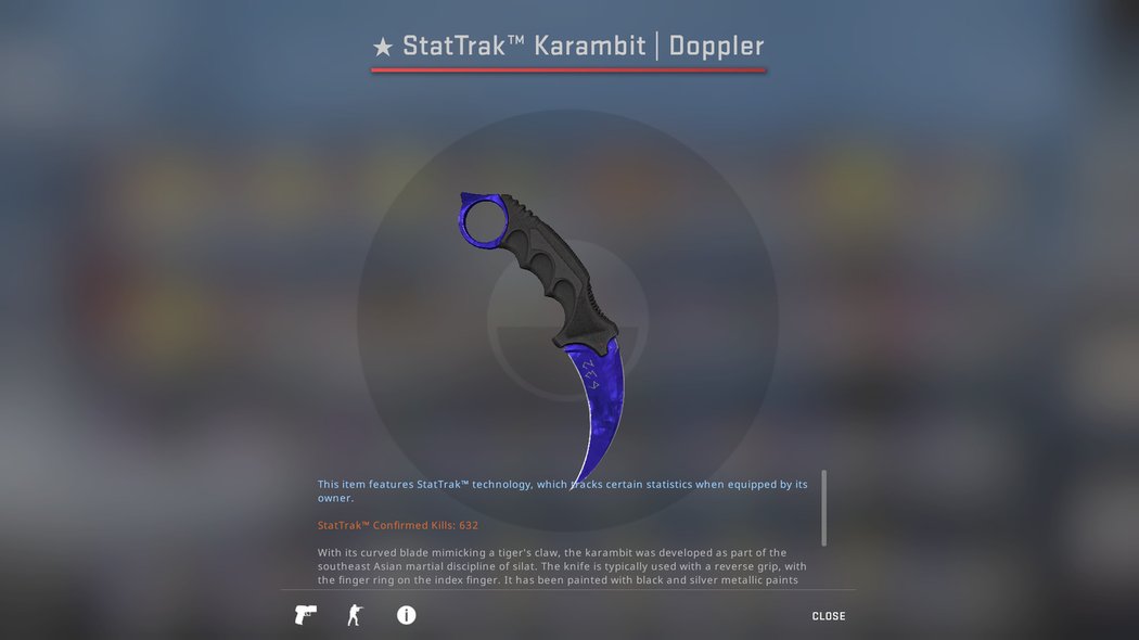 ★ StatTrak™ Karambit | Doppler