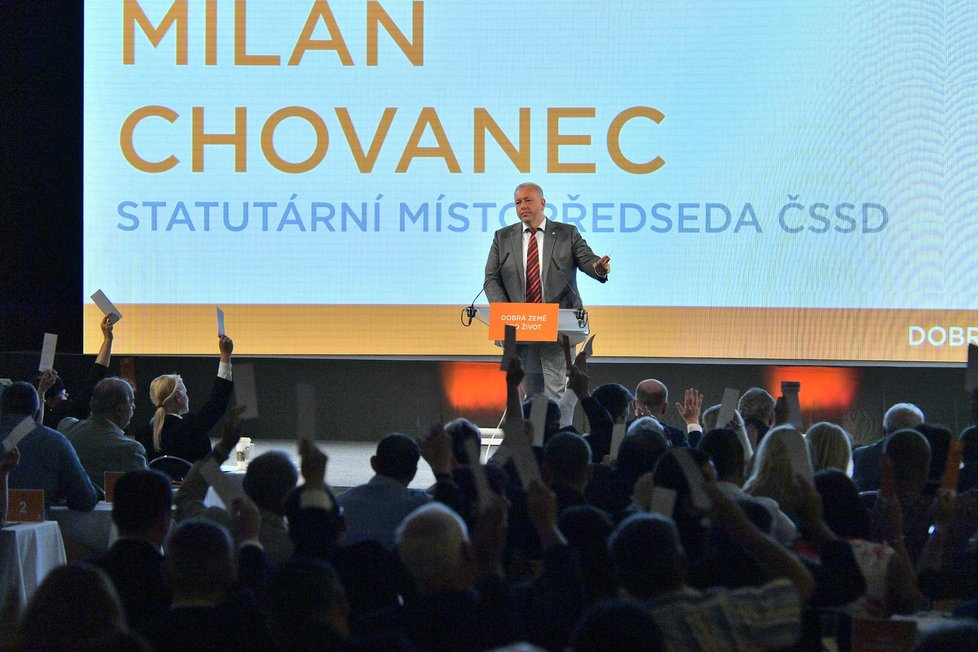 Milan Chovanec na konferenci ČSSD