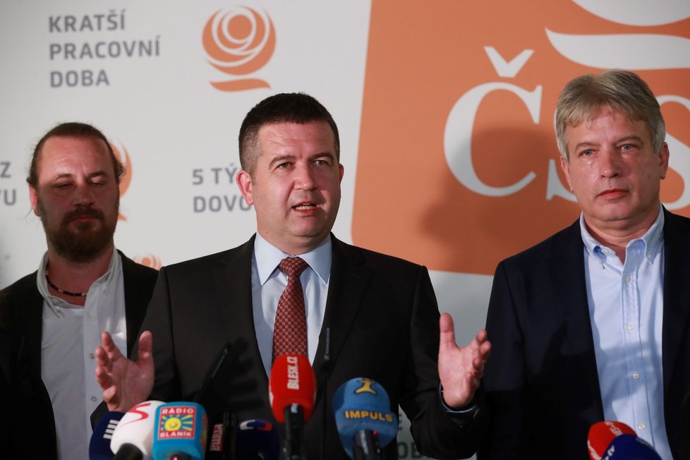 Tisková konference po jednání předsednictva ČSSD (15. 7. 2019)