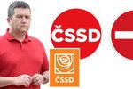 ČSSD změnila opět logo. Podle politologa Jakuba Charváta připomíná zákazovou dopravní značku