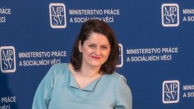 Ministryně Maláčová (ČSSD) při čtvrteční tiskové konferenci (14. 2. 2019).