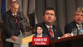 Zeman odložil hůl a slíbil ČSSD hlas. Na oživení to Hamáčkovi s Onderkou stačit nebude, hodnotí sjezd ČSSD komentátor Petr Holec.