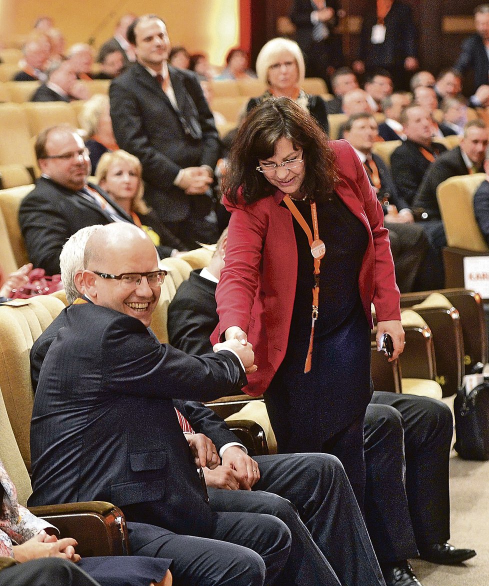 Michaela Marksová Tominová se stala místopředsedkyní strany. Pogratuloval jí i šéf Sobotka.