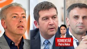 Adepti na post šéfa ČSSD: Milan Chovanec, Jan Hamáček a Jiří Zimola