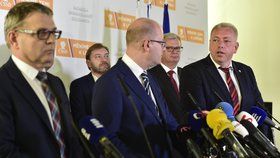 Bohuslav Sobotka oznámil na tiskové konferenci, že končí v čele ČSSD