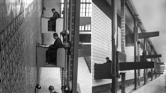 Jako ze sci-fi filmu. Takhle vypadal v roce 1937 pražský úřad České správy sociálního zabezpečení Jako ze sci-fi filmu. Takhle vypadal v roce 1937 pražský úřad České správy sociálního zabezpečení