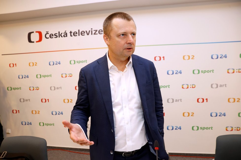 Rada ČT bude dnes z pěti kandidátů volit nového generálního ředitele - předseda Rady ČT Karel Novák  (7. 6. 2023)