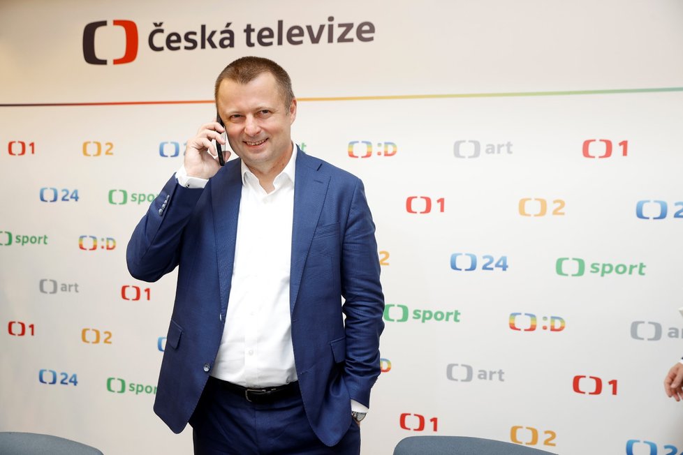 Rada ČT bude dnes z pěti kandidátů volit nového generálního ředitele - předseda Rady ČT Karel Novák  (7. 6. 2023)