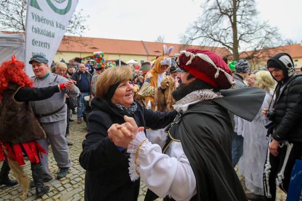 Oslava masopustu v Zámeckém areálu Ctěnice