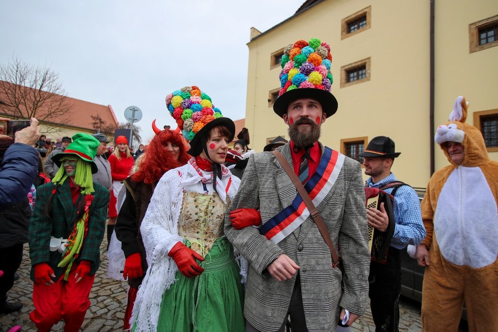 Oslava masopustu v Zámeckém areálu Ctěnice je již tradičně spojená s oslavou cechu řeznického.