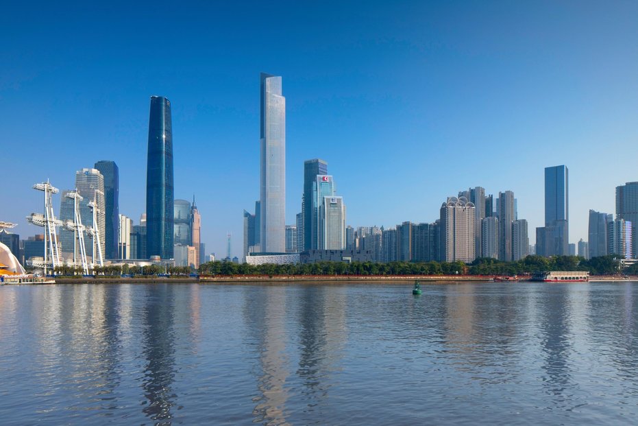 CTF center je se svou výškou 530 metrů třetí nejvyšší stavbou v Číně a sedmou nejvyšší na světě
