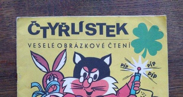 Ceněný Čtyřlístek z roku 1969.