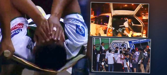 Skandál! Fotbalistu se zlomenou nohou transportovali ze stadionu taxíkem