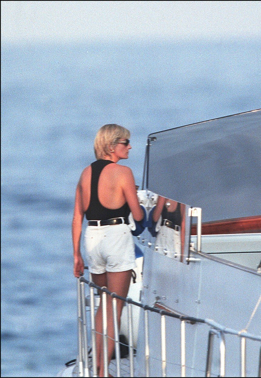 Princezna Diana na poslední dovolené na jachtě Cujo