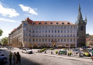 Cukrovarnický palác, který navrhoval architekt Josef Zasche, je ozdobou Senovážného náměstí. Nyní se proměnil v luxusní hotel.