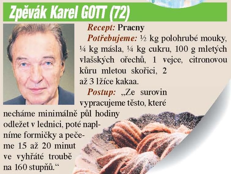 Zpěvák Karel GOTT