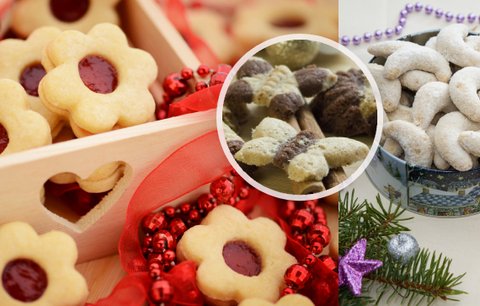 Nejlepší recepty na vánoční klasiku: Linecké, vanilkové rohlíčky i ořechové pracny
