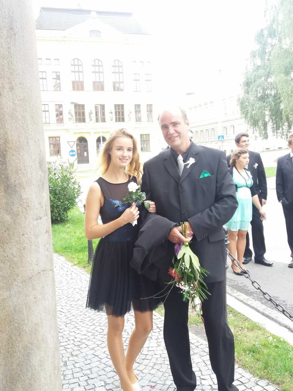 Vladimír Dubový s dcerou.
