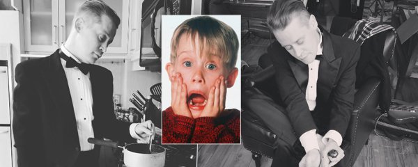 Macaulay Culkin se skvěle bavil u Oscarů