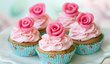 Romantické růžové cupcakes