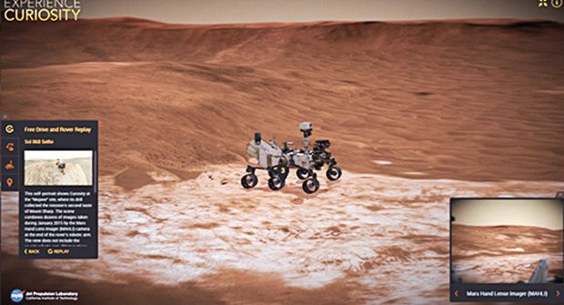 Řidičák na Marsu: Projeďte se v simulátoru od NASA
