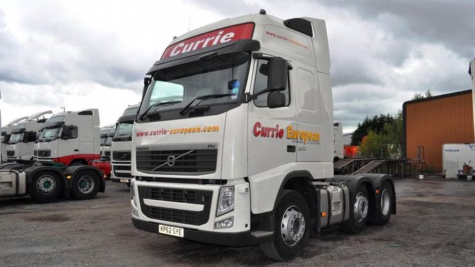 Currie European Volvo FH, KP62 SYE (ilustrační foto)