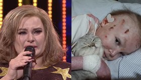 Jitka Čvančarová věnovala své vystoupení v Tváři coby Adele zesnulé Makulce, která bojovala s nemocí motýlích křídel.