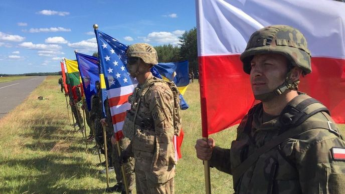 cvičení Anakonda vojáků NATO