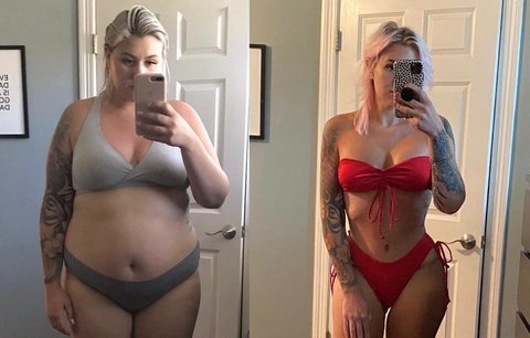 Žena zhubla přes 60 kilogramů bez jediné návštěvy posilovny. Jak to dokázala?