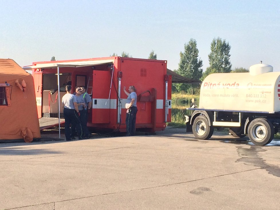 Kontejner nouzového přežití pražských hasičů
