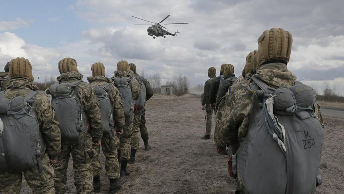 Cvičení ukrajinské armády