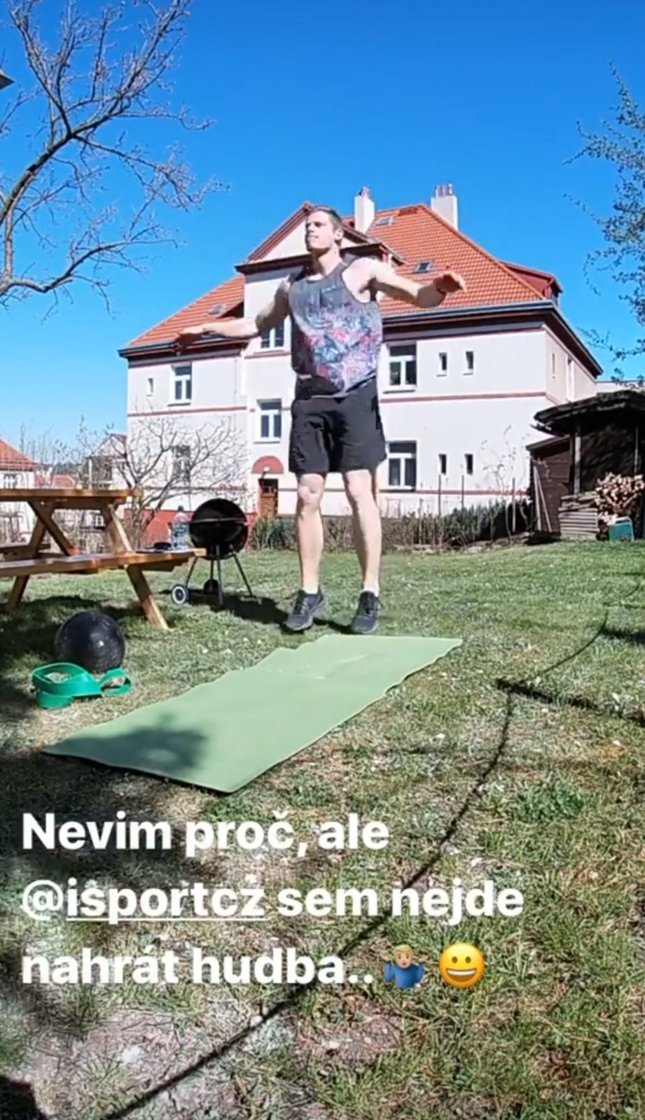 Na Instagramu iSport.cz můžete sledovat, jak trénují profesionálové