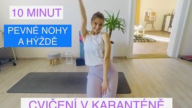 Cvičte s námi v karanténě! Cviky na každý den – krásné hýždě za 10 minut!