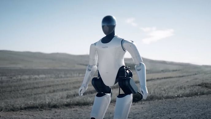 Humanoidní robot CyberOne od čínské společnosti Xiaomi.