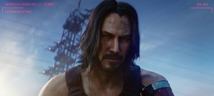 Keanu Reeves v Cyberpunk 2077