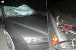 Řidič vozu Alfa Romeo srazil na Přerovsku cyklistu. Ten na místě podlehl zraněním.