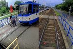 Policie hledá cyklistu, který vjel v Ostravě před tramvaj č. 17, ve které se zranil cestující.