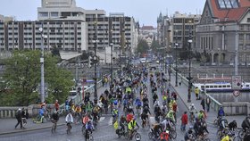 Sobotní cyklojízda omezí dopravu v Praze.