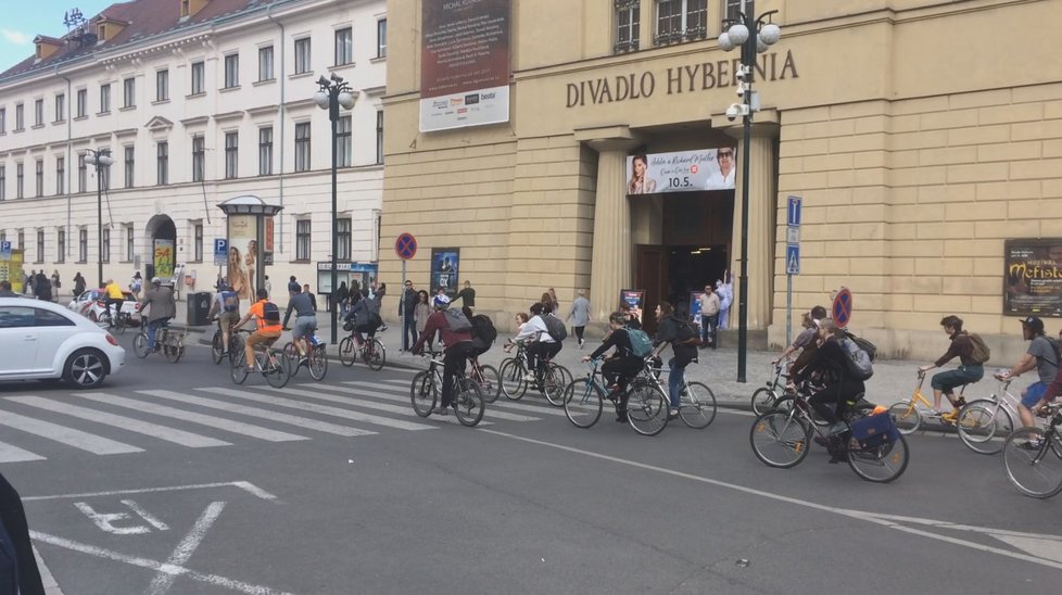 Soud dal za pravdu Praze 1 - cyklisté do zahájení letní sezony nebudou moci přes den brázdit ulice centra hlavního města. (Ilustrační foto)