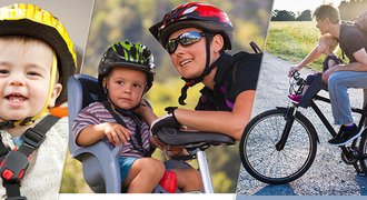 Rady pro cyklisty: jak dítěti uvázat bezpečně helmu a sedačku vzadu či vpředu?