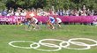 Nino Schurter na olympijské trati v Londýně 2012 soupeřil s Jaroslavem Kulhavým