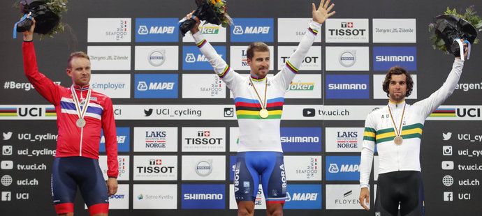 Peter Sagan opět nenašel v silničním závodě s hromadným startem na MS přemožitele