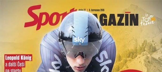 Titulní stránka Sport Magazínu k Tour de France