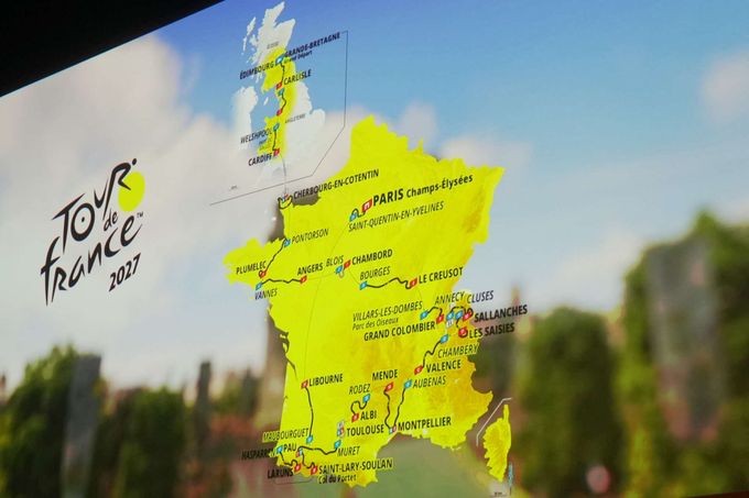 Trasa Tour de France 2027: Start v Británii, šílené pyrenejské etapy a plány Pogačara Trasa Tour de France 2027: Start v Británii, šílené pyrenejské etapy a plány Pogačara