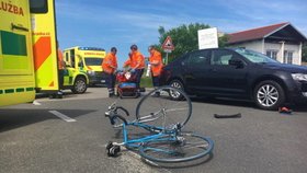 Cyklistku Irenu na Mělnicku srazilo auto a skončila vážně zraněná v nemocnici: Záchranářům poslala krásné poděkování